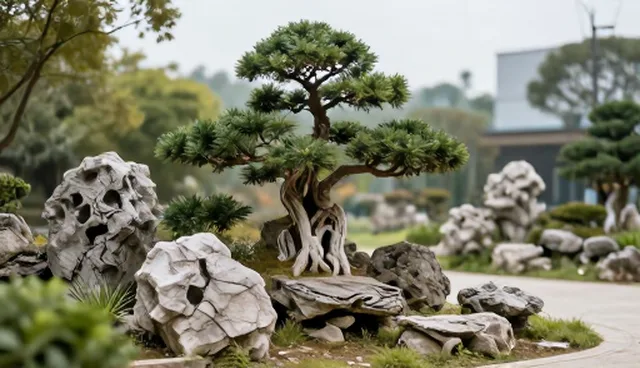 园林假山假树选型需因景制宜,提升艺术表现力